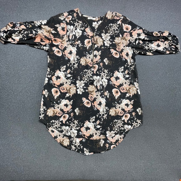 Brand: MPH Collection, Size:Unknown possibly 1X,  Color:Black, peach, white - Picture 1 of 13